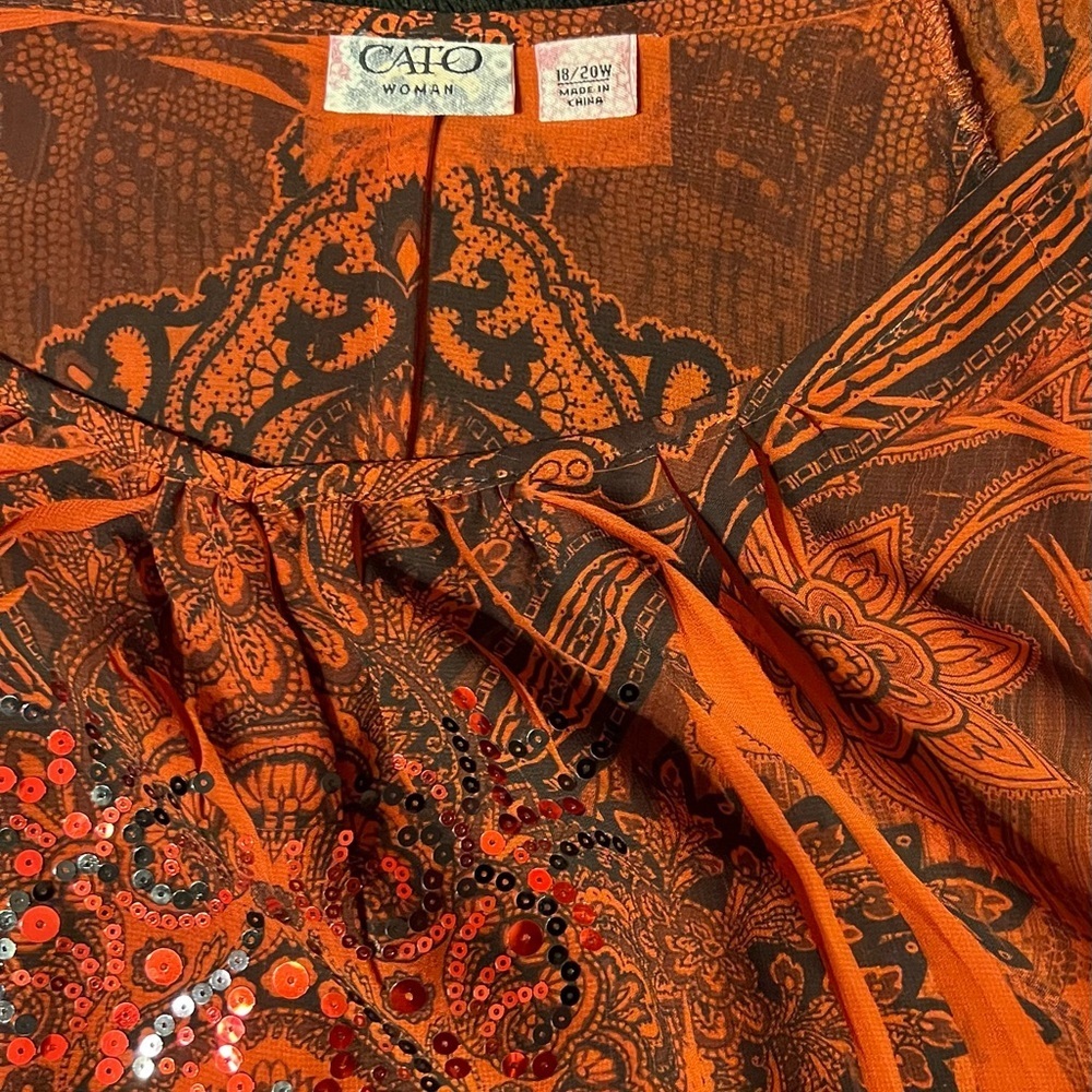 EUC Cato Women’s size 18-20 Top - Picture 3 of 5